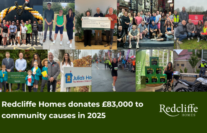A year of community support: Redcliffe Homes gives back across the South West