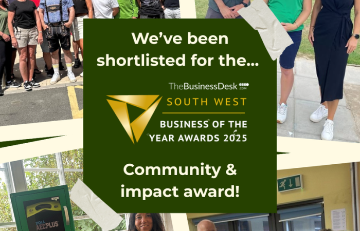 Exciting News – Shortlisted for Business Desk Awards South West 🎉