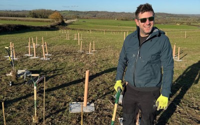 Redcliffe Homes Team Volunteer at Lower Chew Forest