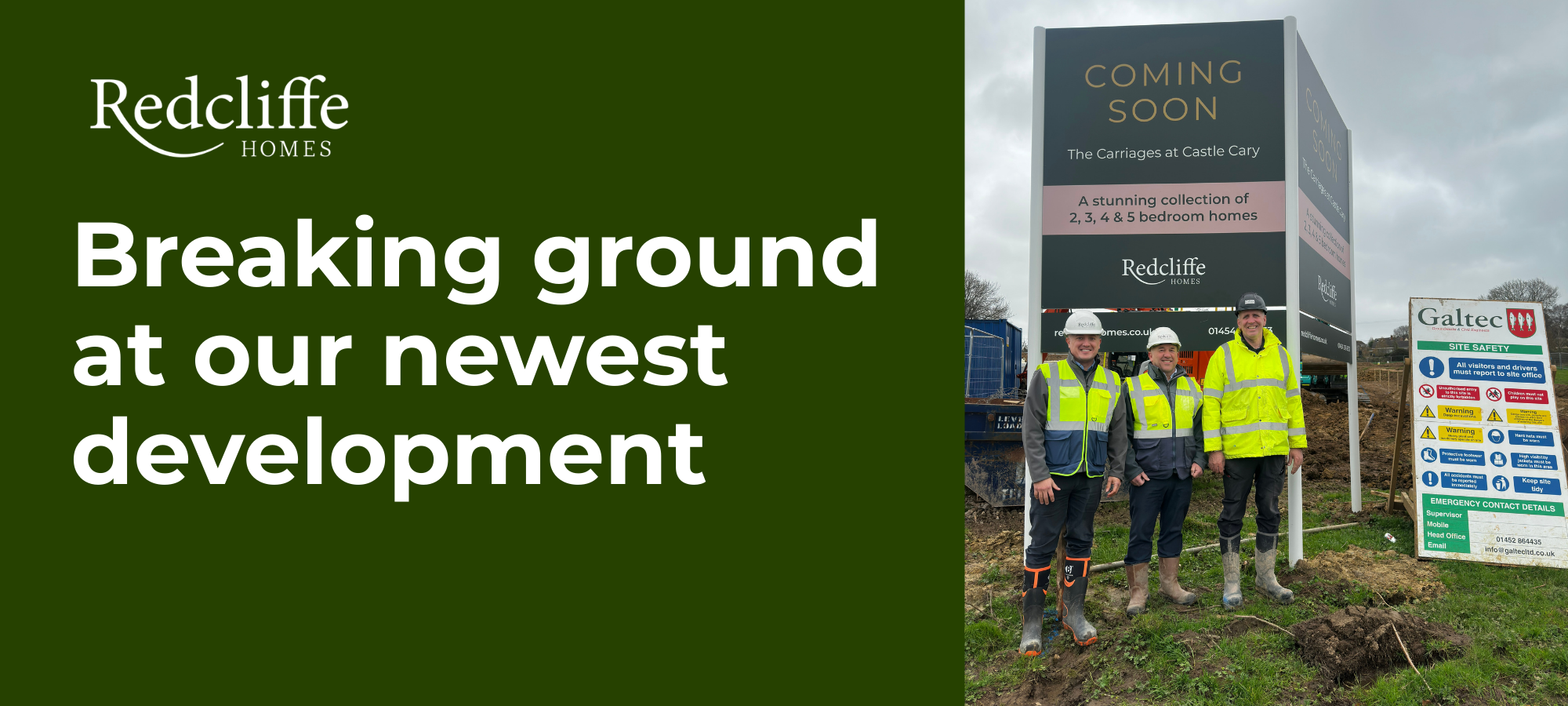 Work begins on new homes in Castle Cary, Somerset