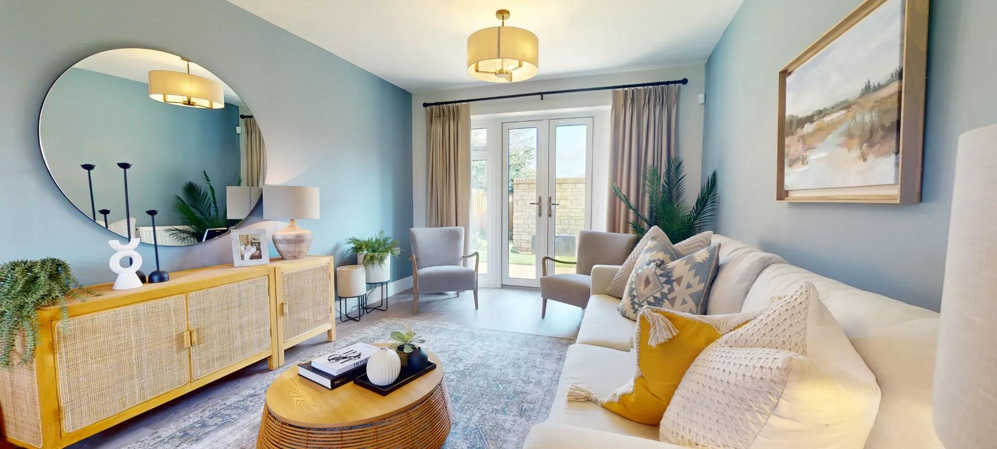 <h1>A stunning new <br>development in <br>beautiful Somerset </h1>