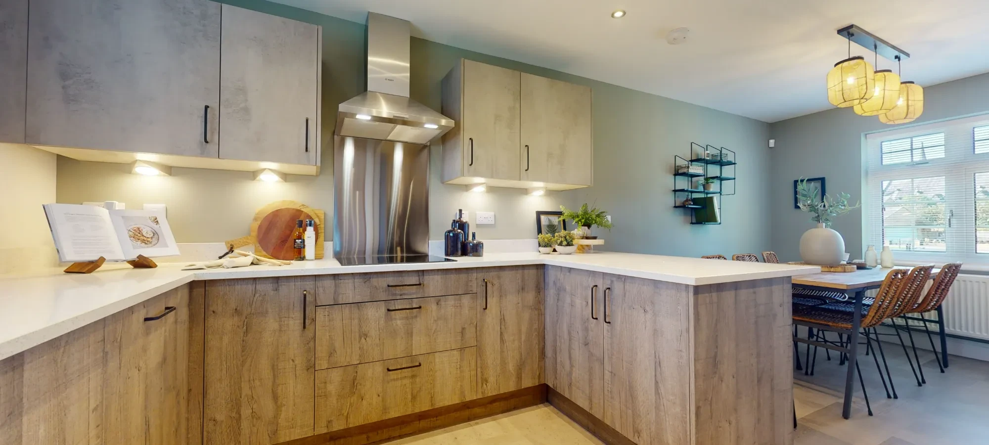<h1>A stunning new <br>development in <br>beautiful Somerset </h1>