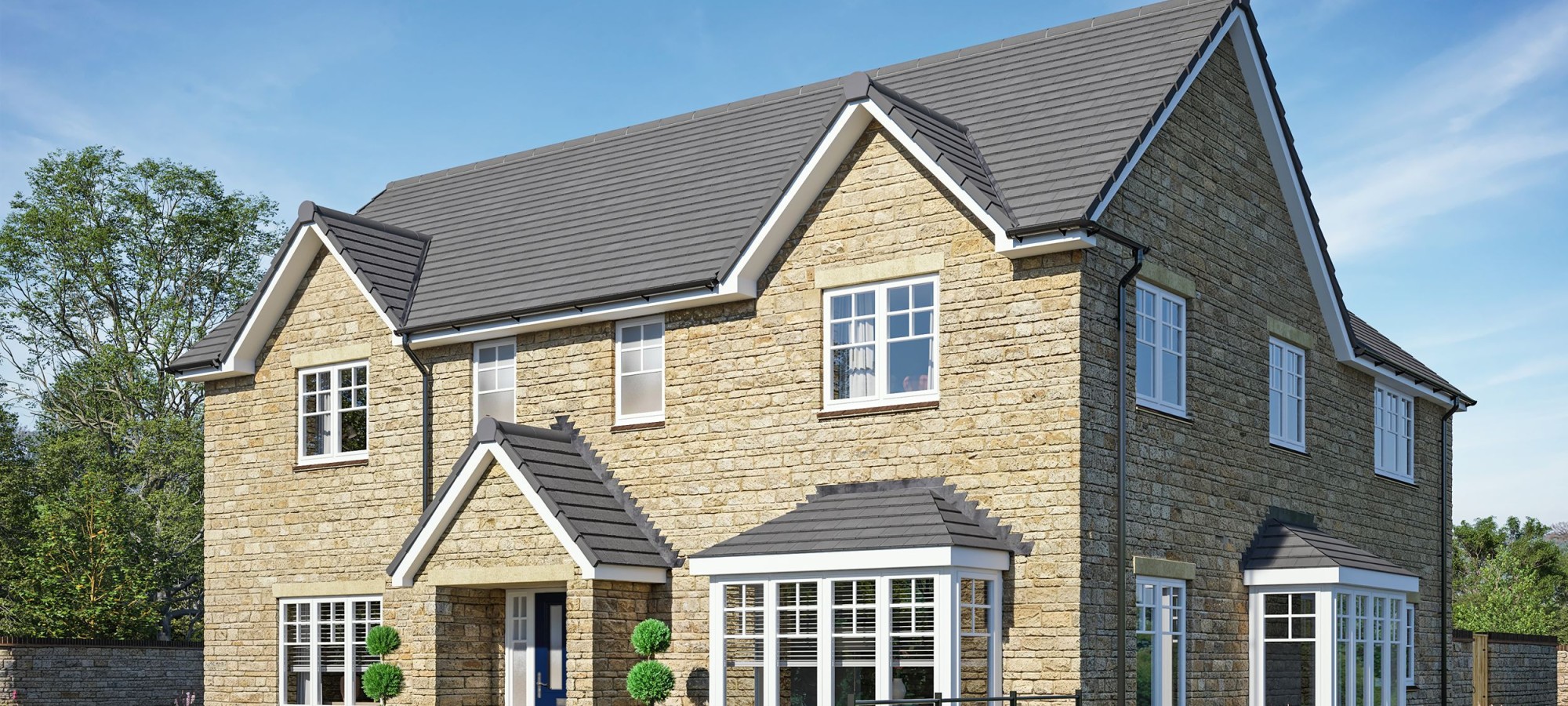 <h1>A new collection <br>of individually <br>designed homes.</h1>