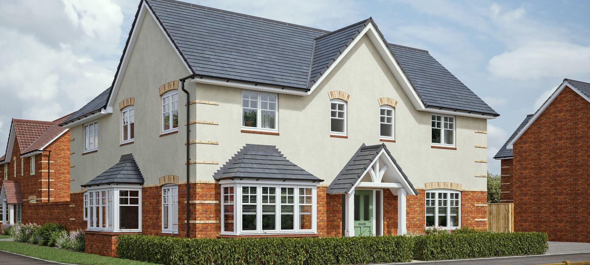 <h1>Beautifully <br>designed homes <br>in Wiltshire</h1>